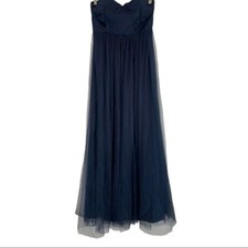Jenny Yoo Womens Annabelle Convertible Strapless Formal Prom Gown Dress Size 12
