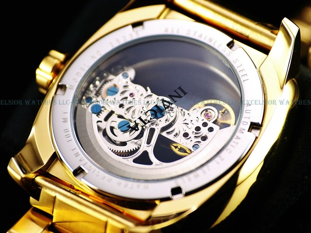 invicta aviator gold