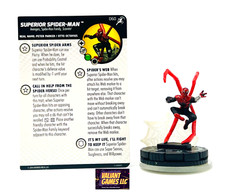 Marvel Heroclix Superior Spider-Man 060 w/ Card  Web Marker Superior Foes Set