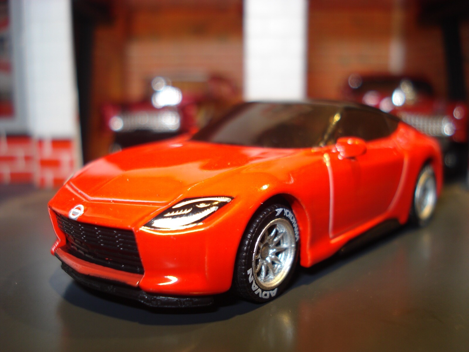 NISSAN Z PROTO CUSTOM EDITION SPORTS CAR 1/64 HW CUSTOM WHEELS & TIRES ADDED-image