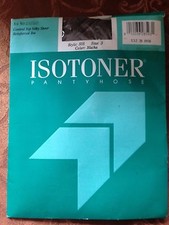 Vintage Isotoner mocha nude size 3 pantyhose
