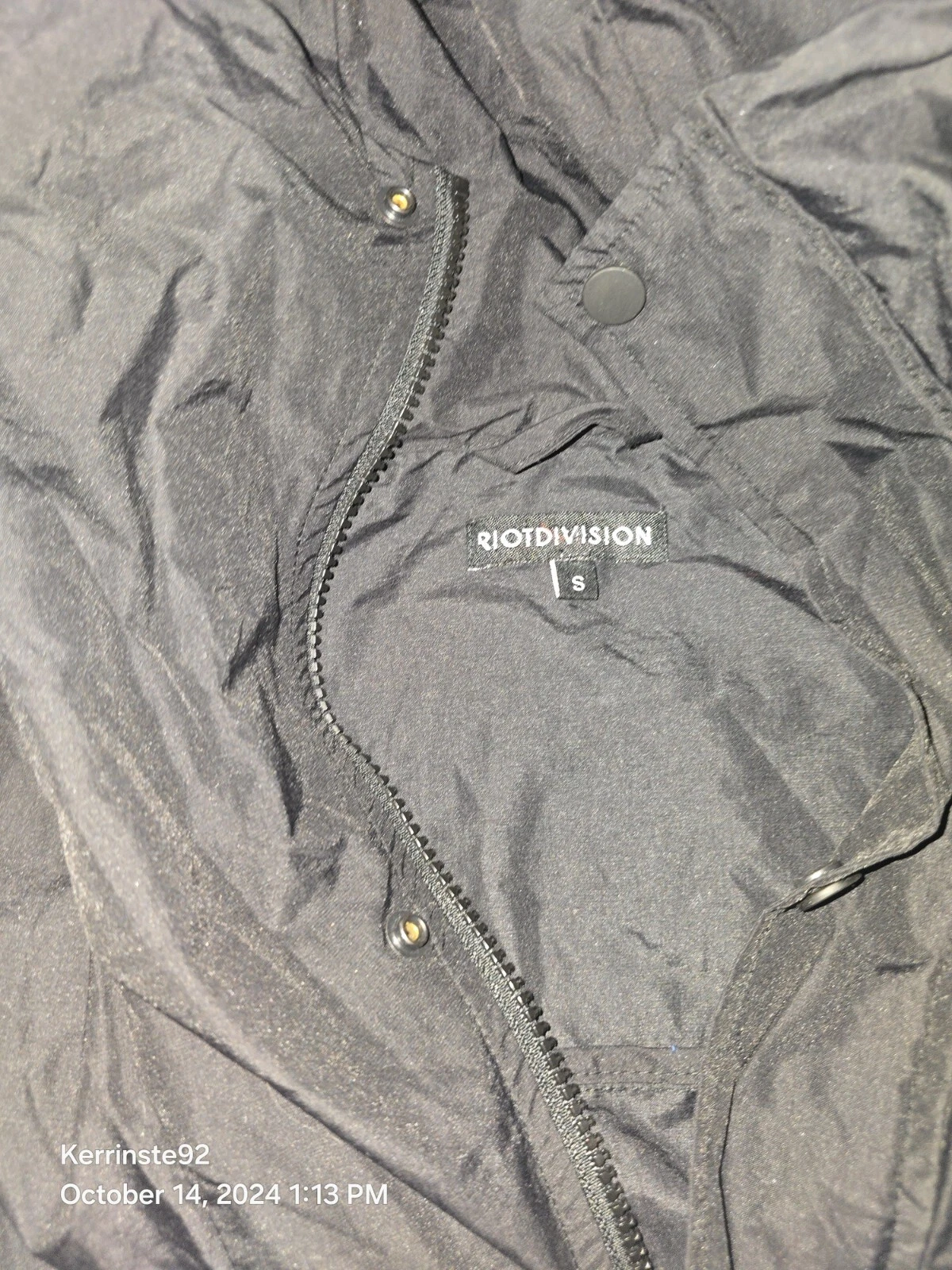 RIOT DIVISION WINDBREAKER JACKET WRAPPING PARKA W/ SYMBIOSIS SYSTEM SZ SMALL image 3