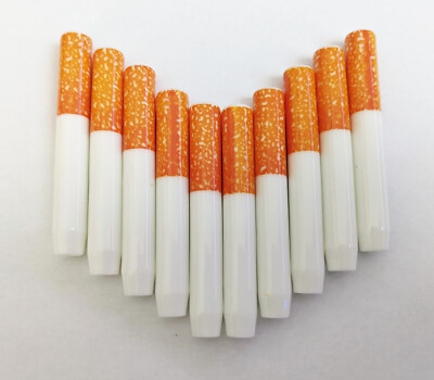 cigarette bats 10x Ceramic One Hitter Dugout Pipe Cigarette Bat Small 55mm / 2.13