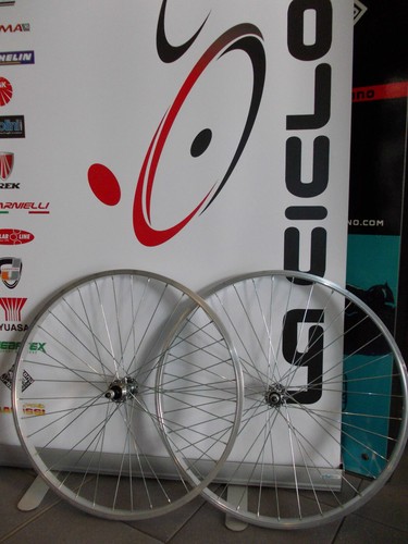 Coppia Ruote Alluminio bici 26 X 1 3/8 SPORT ANT + POST mozzo dadi Senza  Cambio | eBay