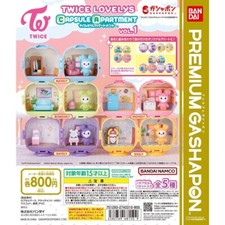 TWICE LOVELYS CAPSULE APARTMENT vol.1 Complete set 5 Capsule Toy Gacha NEW