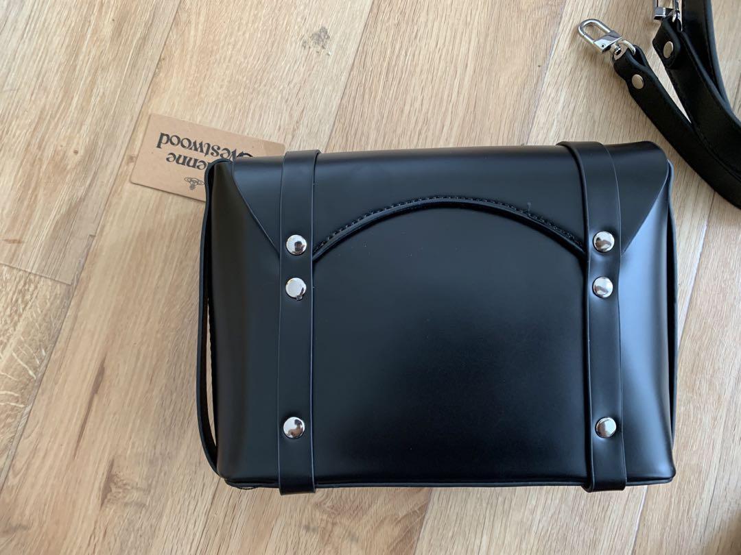 Vivienne Westwood BETTY Mini Satchel Shoulder Bag Patent