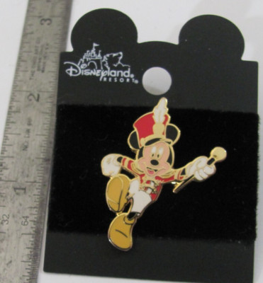 Disneyland Resort DLR 2001 Mickey Bandleader Marching Band Pin 4073 Gold Tone