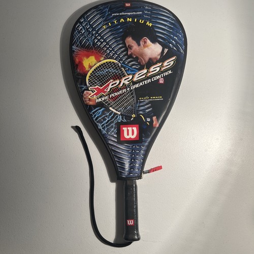Wilson Xpress Racquetball Racquet with Case Racket Cliff Swain Titanium