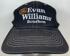 Evan Williams Bourbon Cap Since 1783 Liquor Drink Hat Whiskey Bar BBQ Beach Boar