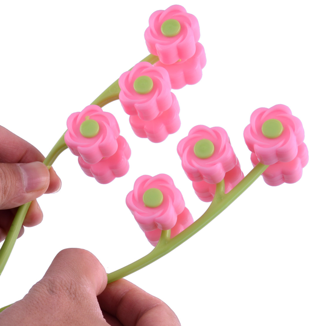 Lovely Flower Face Up Roller Massage Slimming Remove Chin Neck Massager