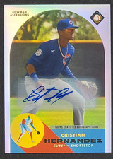 2022 Bowman Chrome Bowman Ascensions Autograph #BA15 Cristian Hernandez  049/100