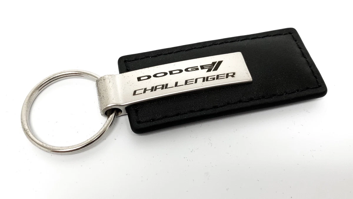 Dodge challenger leather keychain clearance