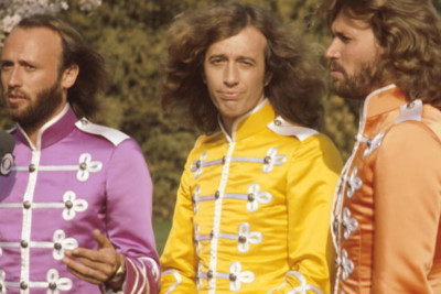 The Bee Gees On The Set Of Sgt Pepper'S Lonely Hearts Club 1978 4x6 PHOTO