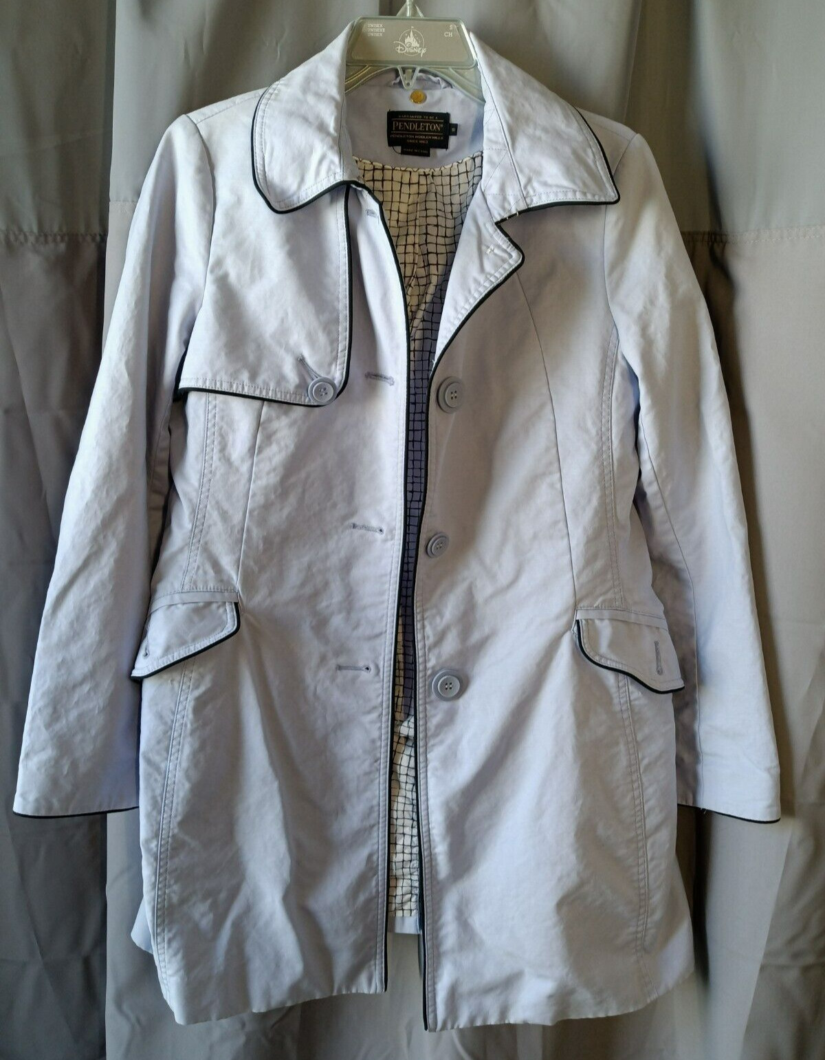 Pendleton Pea Coat Button-Up Lavender Women's Sma… - image 4