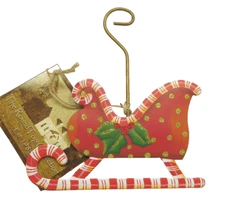 Christmas Sleigh ornament - New by Round Top #C8022