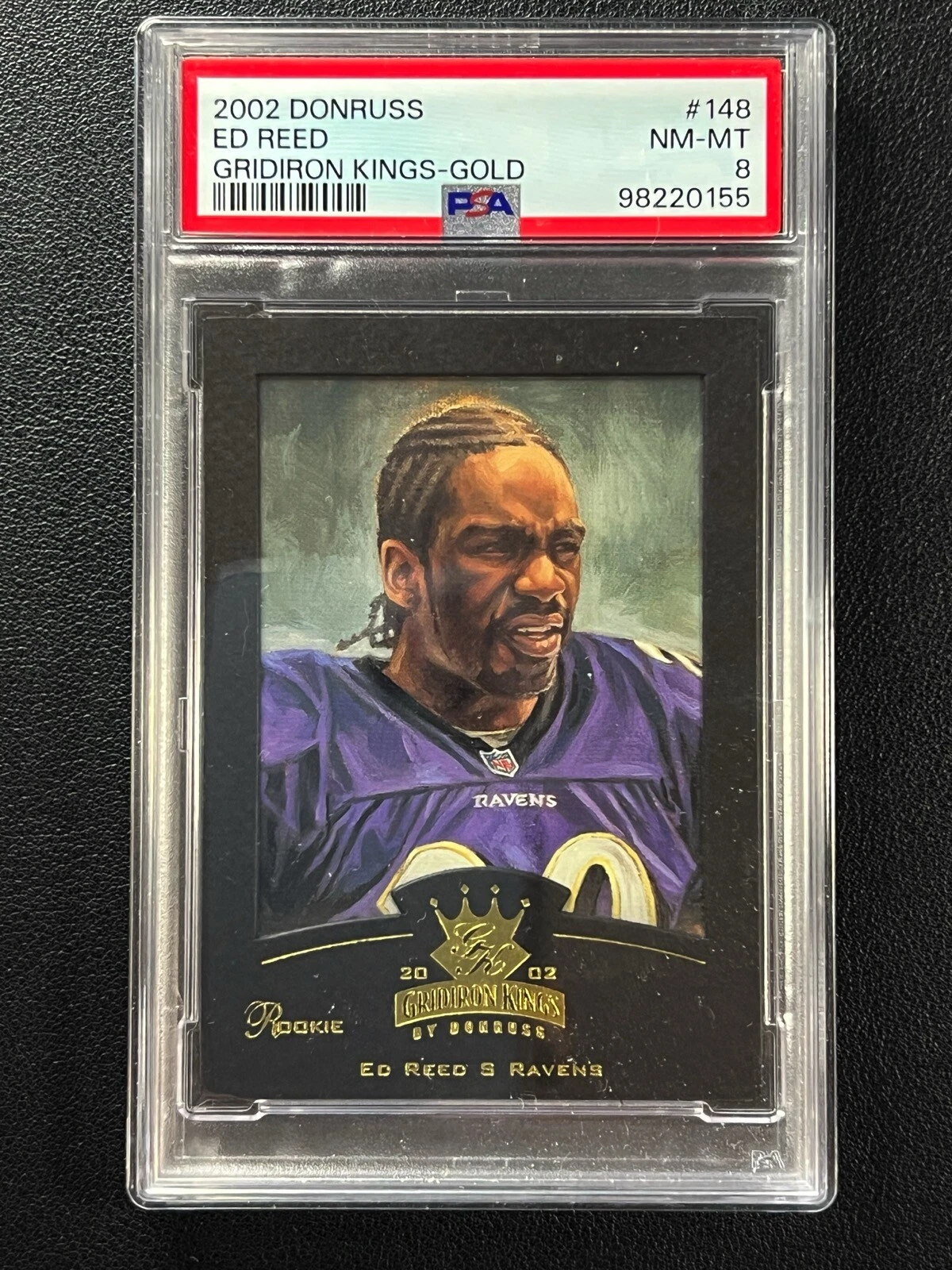 Ed Reed Donruss Gridiron Kings #148 Gold