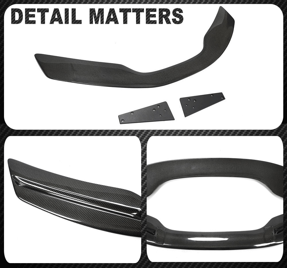 For McLaren 540C 570S 570GT 2015-2019 Real Carbon Rear Trunk Spoiler Sport Wing