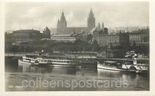 Mainz, Germany, Stodthalle, Steamers, RPPC, Rheingold Series, No. 151