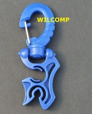 Scuba Diving Double Hose Holder 1.3cm/0.6cm with Clip WIL-HH-02B