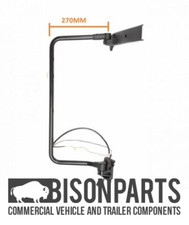 +FITS DAF LF45 LF55 LF HEATED MANUAL ELECTRIC MIRROR ARM PASSENGER SIDE LH