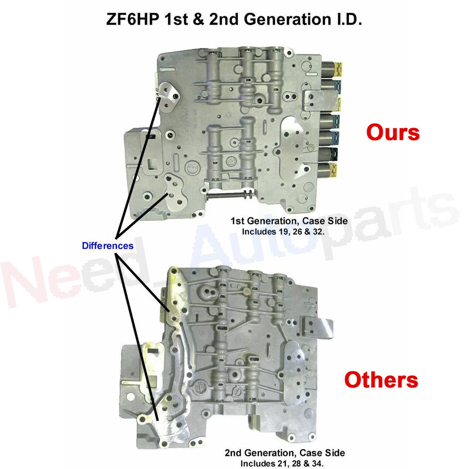 Cuerpo de válvula de transmisión 6HP19 6HP26 para Audi A4 A6 BMW 323i 325i 545i 550i 650i Foto 3 de 4