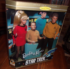 BARBIE AND KEN "STAR TREK" COLLECTORS EDITION 30TH ANNIVERSARY GIFT SET 1996