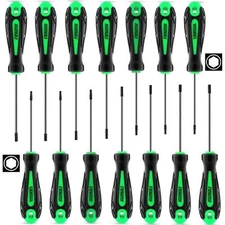 LOZAGU 14pcs Mini Hex Screwdriver Set Metric0.9mm-3mm SAE0.035"-1/8 Hex Allen...