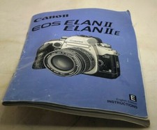 Canon EOS ELAN II II-E Camera Owner's Guide Instructions English E
