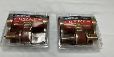 Constructor Keyed Entry Locks Prelude Antique Copper  Set of 2 New