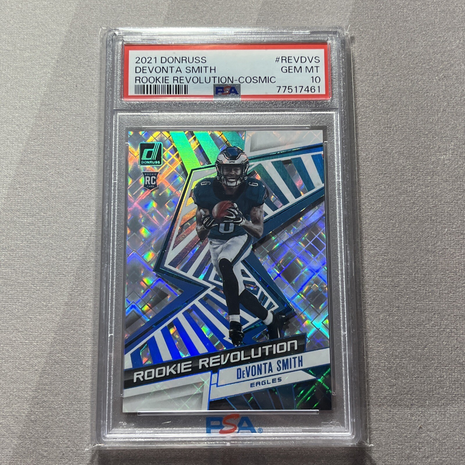 DeVonta Smith Panini Donruss Rookie Revolution #REVDVS Cosmic