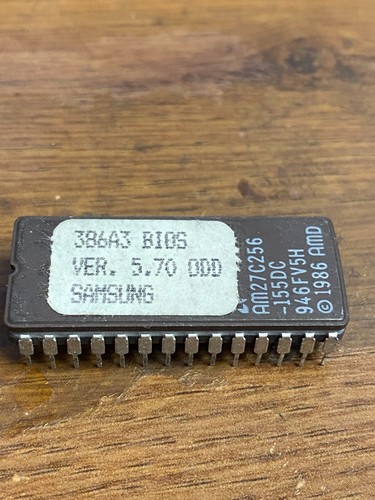 VINTAGE 28PIN 386A3 ROM BIOS VER 5.70 - Foto 6 di 7