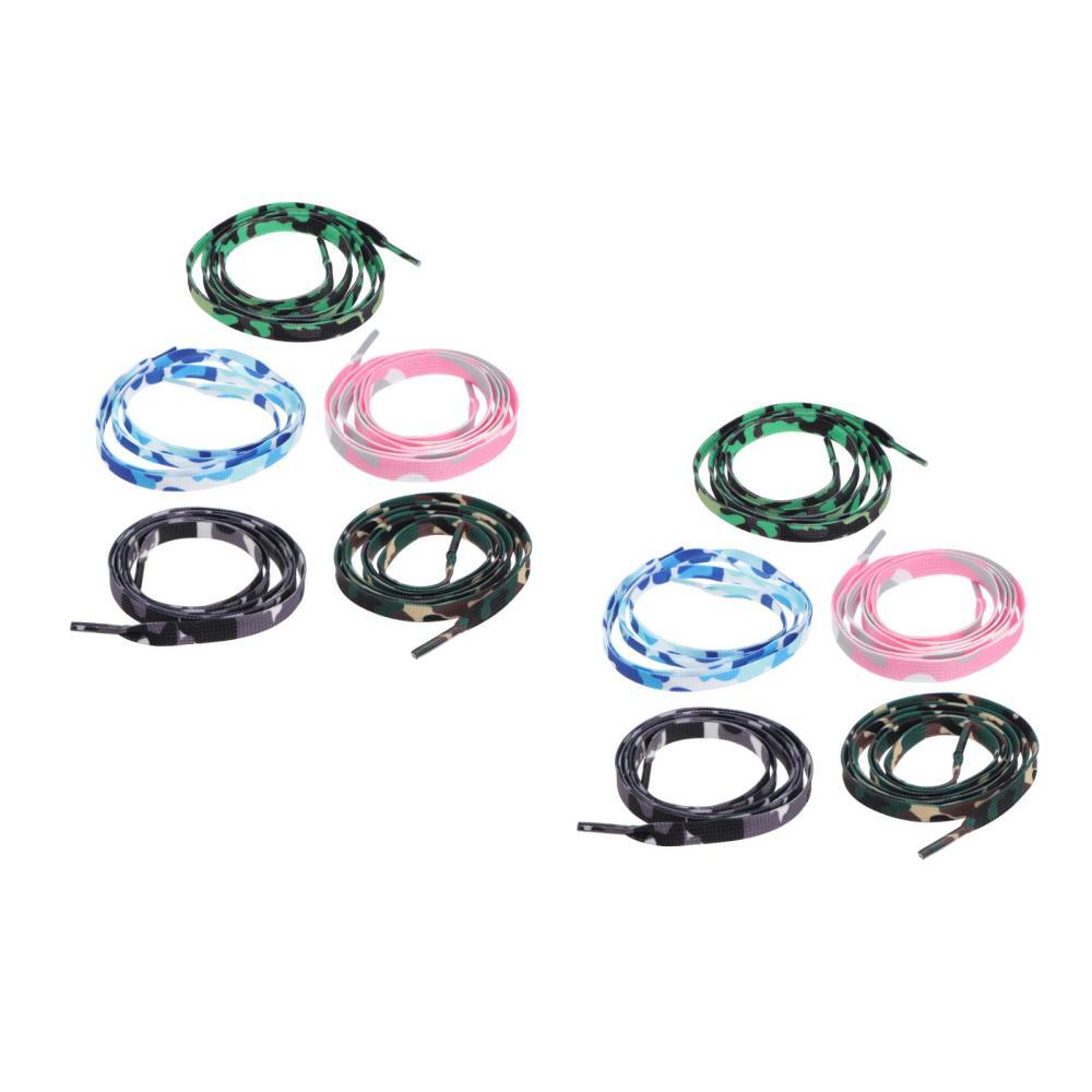 APL 2 PZ Lacci Con Curva Arcobaleno Piatti In Poliestere Scarpe