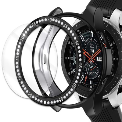 Portable Screen Protector Bezel Ring Case f Samsung Gear S3