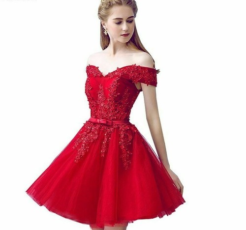 Short Evening Party Dress With Bow Sexy 