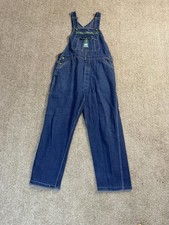 Liberty Overalls Bib Overalls Mens 34x29 Blue Denim Pockets Wide Leg Workwear