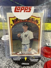 2021 Topps Heritage Aaron Judge #ROA-AJ '72 Topps On Card Auto Sealed by Topps