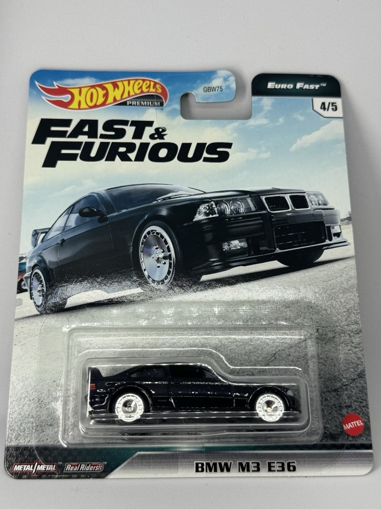 Hot Wheels Fast & Furious Premium BMW M3 E36 Die-Cast Car