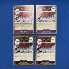Ever White Playset - OP14-076 x4 - The Azure Sea's Seven - One Piece TCG Foil