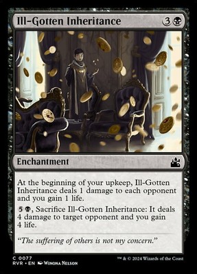 x1 Ill-Gotten Inheritance - Ravnica Remastered - NM - MTG