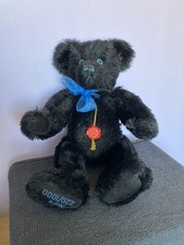 Hermann Teddy Bear 42cm. Nero Ltd ed  220/1000  Blue eyes  vgc Rare D-96112