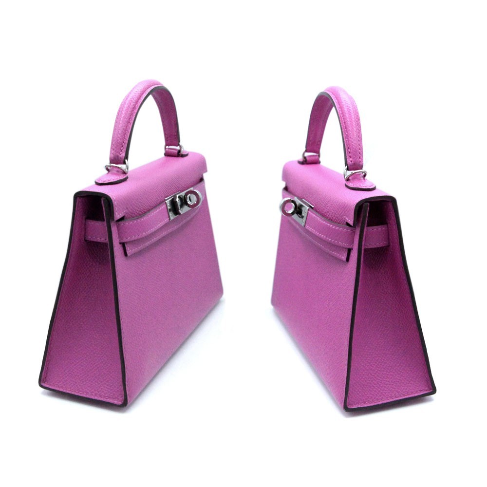 Hermes Mini Kelly 20 Epsom Magnolia Handbag, PHW 2018 image 4