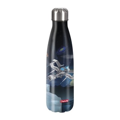Step by Step Trinkflasche Kinder auslaufsicher 500ml Edelstahl BPA-frei isoliert