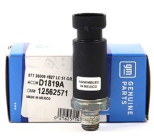 Genuine Oem Gm 12562571 Engine Oil Pressure Sensor 2001-2002 Lb7 Duramax D1819a