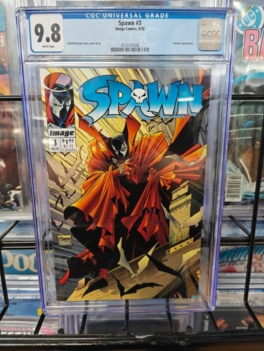 SPAWN #3 (1992) - CGC GRADE 9.8 - IMAGE 1ST APPEARANCE CYAN FITZGERALD