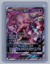 Pokémon Mewtwo GX Promo Holo Card SM196 SM Set 190 HP Base Inglese