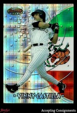 1997 Bowman International Best Atomic Refractor #BBI8 Vinny Castilla ROCKIES