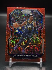2020-21 Panini Prizm - Donovan Mitchell #67 Red Fast Break Prizm /125