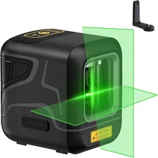 Fanttik D2 Pocket Green Laser Level, 100 Ft Self-Leveling Cross Line Laser, Type