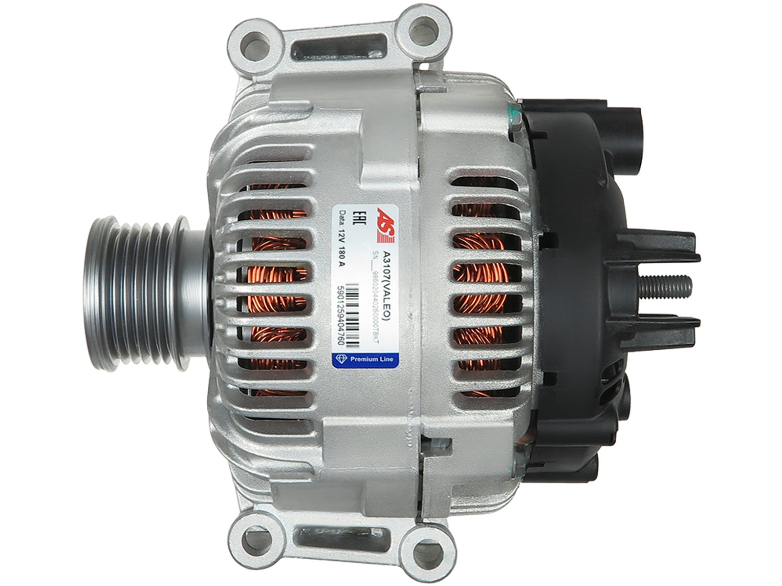 Brand New Alternator 12V 180A VALEO for MERCEDES-BENZ VIANO 2003-2006 OE 439619