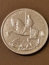 1 Crown 1935 Silber